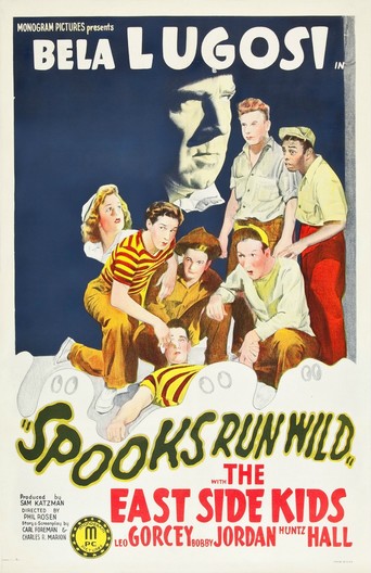 Poster for the movie "Spooks Run Wild"