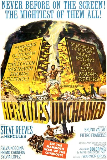 Poster for the movie "Hercules Unchained"