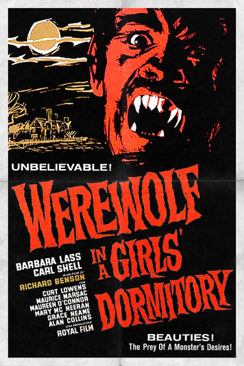 Poster for the movie "Werewolf In A Girls' Dormitory"