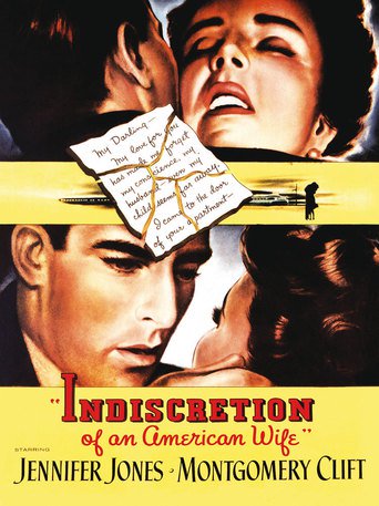 Poster for the movie "Indiscretion of an American Wife"