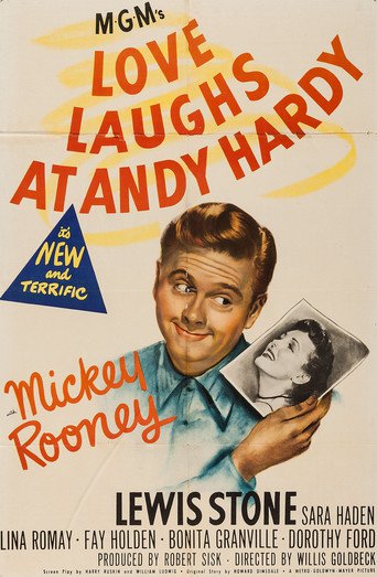 Poster for the movie "Love Laughs at Andy Hardy"
