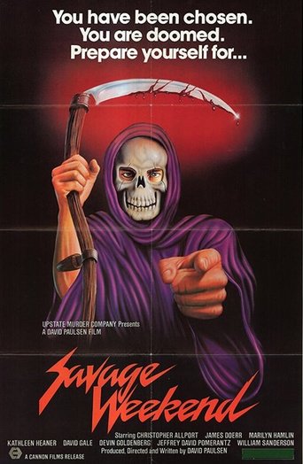 Poster for the movie "Savage Weekend"