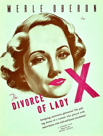 Poster for the movie "The Divorce of Lady X"