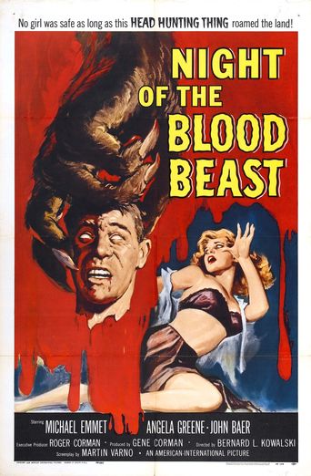 Poster for the movie "Night of the Blood Beast"
