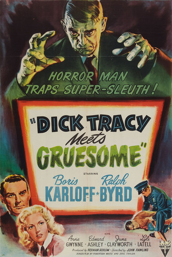 Poster for the movie "Dick Tracy Meets Gruesome"