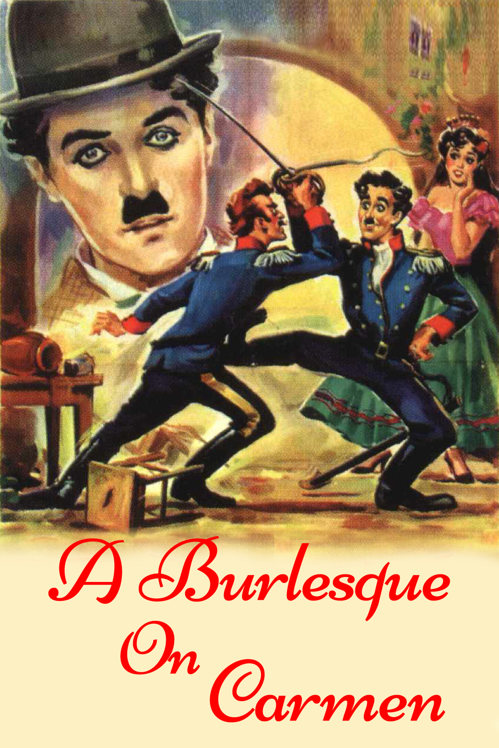 Poster for the movie "Burlesque on Carmen"