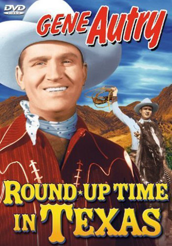 Poster for the movie "Round-Up Time in Texas"