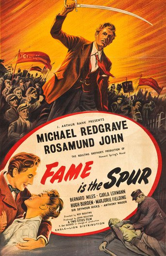 Poster for the movie "Fame Is the Spur"