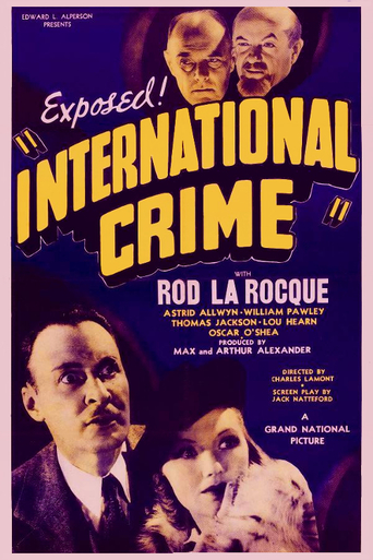 Poster for the movie "International Crime"