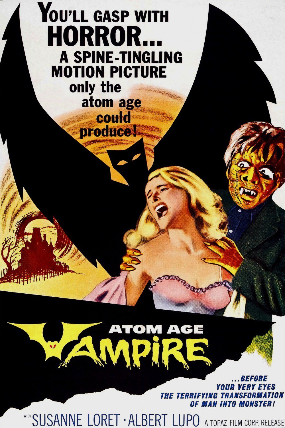 Poster for the movie "Atom Age Vampire"