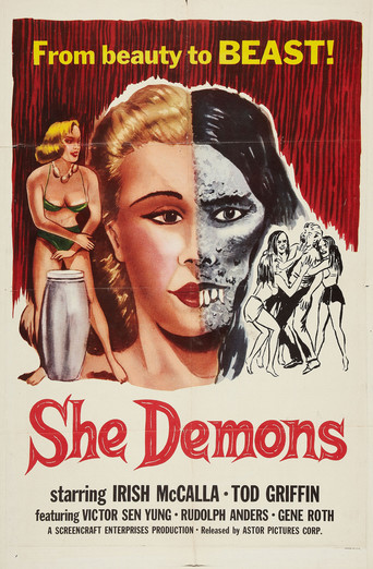 Poster for the movie "She Demons"