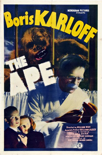 Poster for the movie "The Ape"