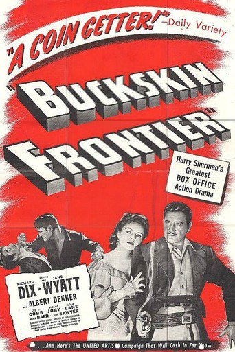 Poster for the movie "Buckskin Frontier"