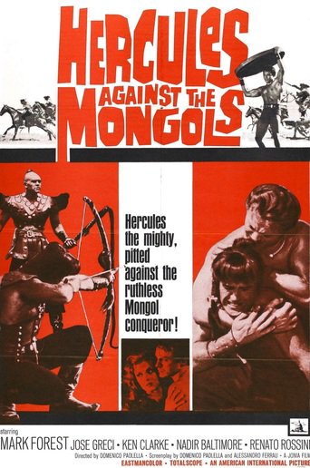 Poster for the movie "Hercules Against the Mongols"