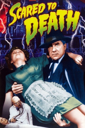 Poster for the movie "Scared to Death"