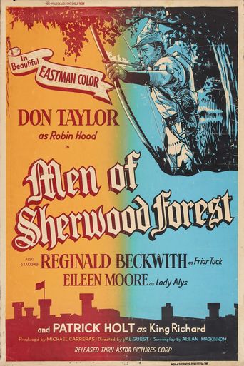 Poster for the movie "The Men of Sherwood Forest"
