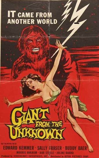 Poster for the movie "Giant from the Unknown"