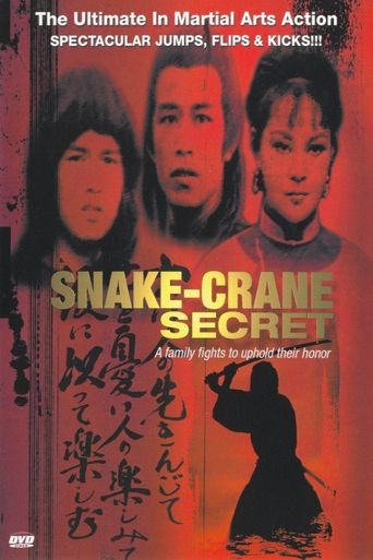 Poster for the movie "Snake-Crane Secret"