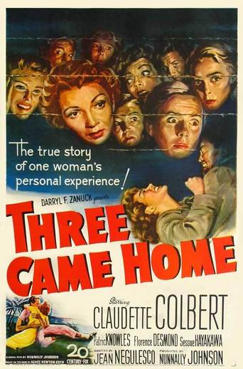 Poster for the movie "Three Came Home"