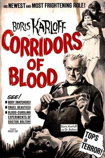 Poster for the movie "Corridors of Blood"