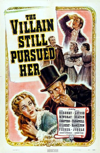 Poster for the movie "The Villain Still Pursued Her"