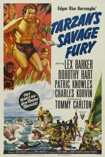 Poster for the movie "Tarzan's Savage Fury"