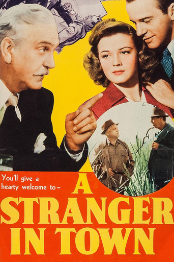 Poster for the movie "A Stranger in Town"